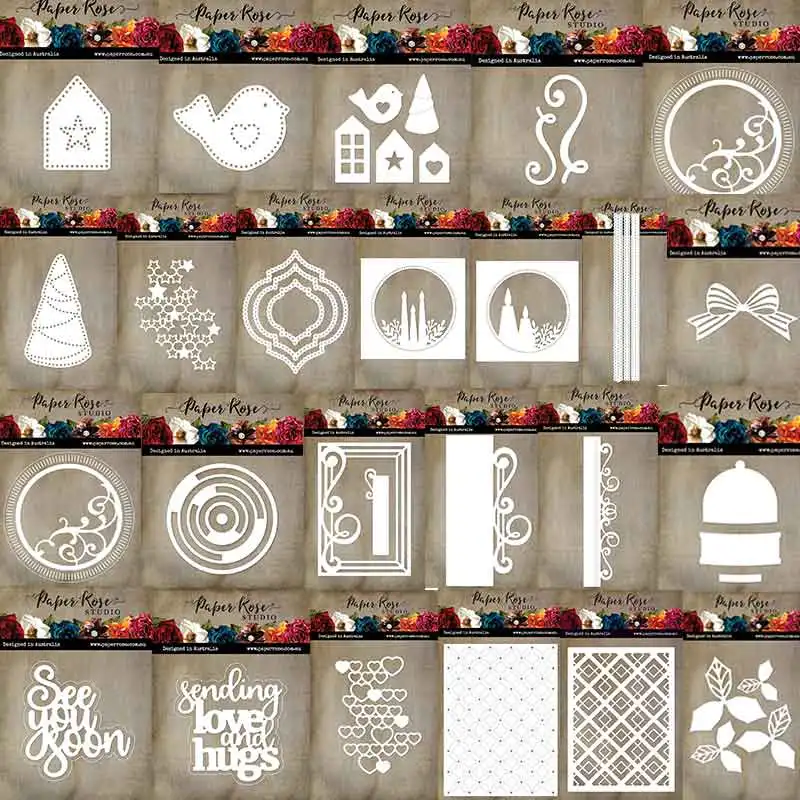 

Collection Of Exquisite Moulds Metal Cutting Dies DIY Molds Scrapbooking Paper Making Cuts Crafts Template Handmade Decoration