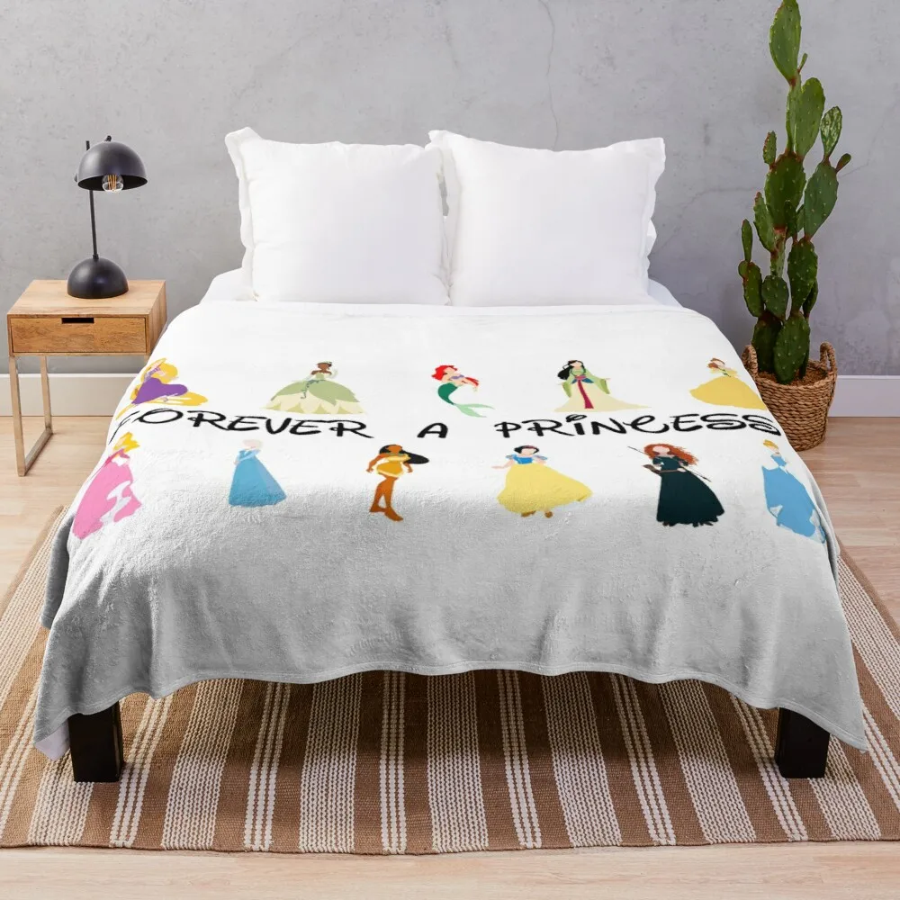 

Forever a Princess Throw Blanket extra large blanket thermal blankets for travel