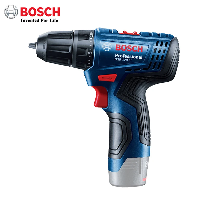 Bosch GSR120-LI Cordless Drill Driver 12V Household Rechargeable Electric Hand Drill Screwdriver