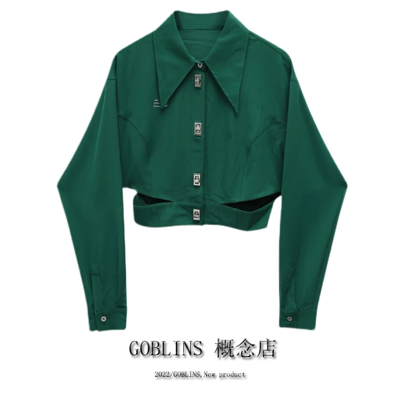 2023 Brand Women Clothing Shirts Lady Blouses Long Sleeve Short Style Designer Girls Spring Autumn Fashion Tops Female Clothes