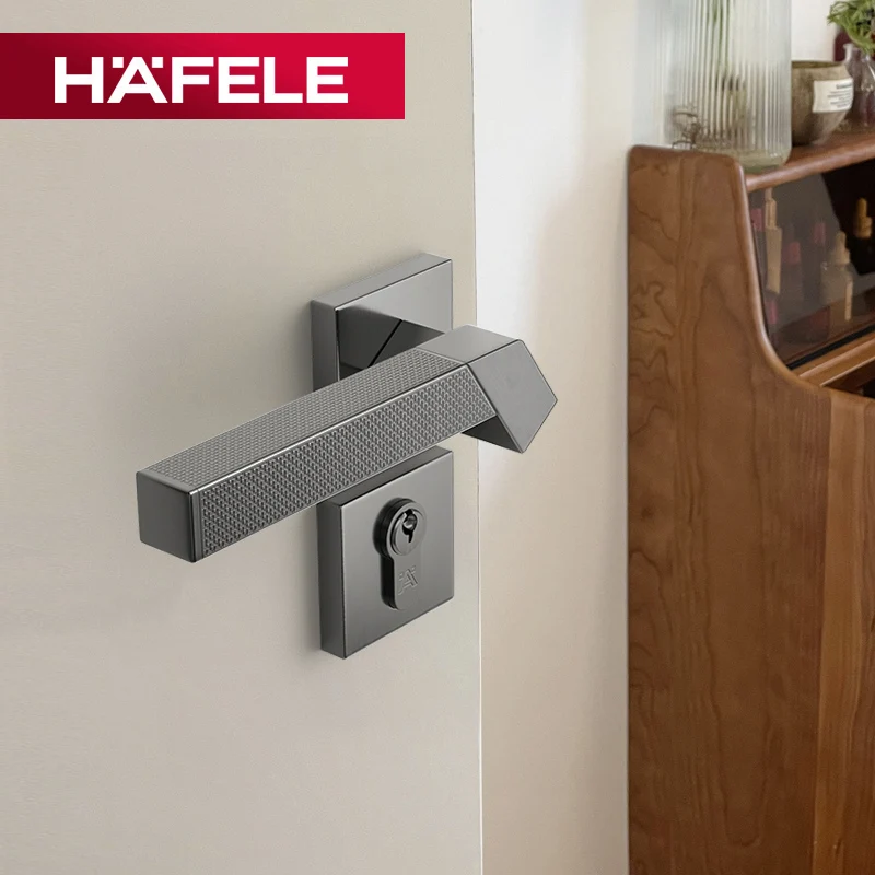 Экологический дверной замок HAFELE бесшумный современный простой дверь из массива