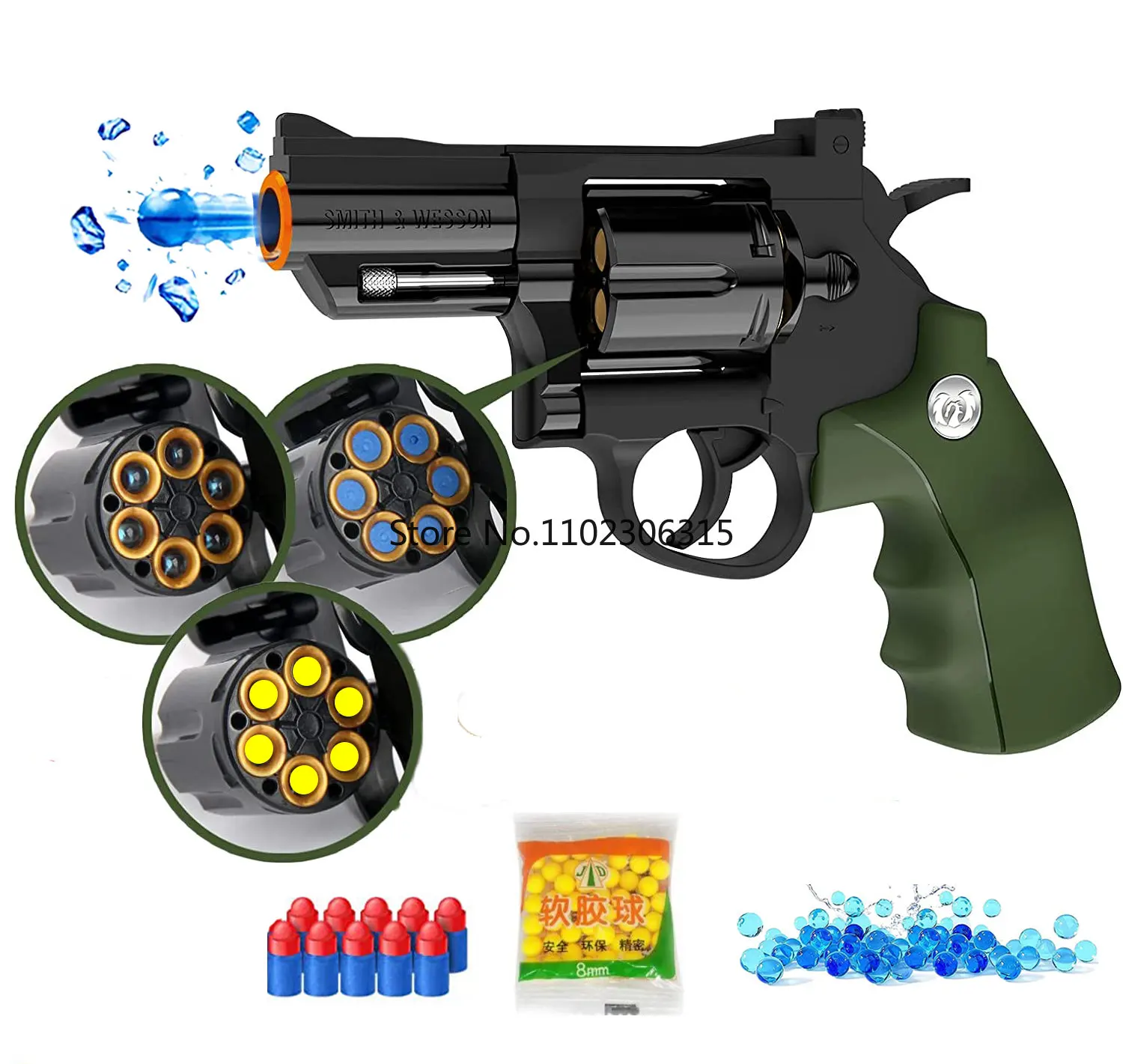 

New ZP5 357 Revolver Pistol Launcher Soft Foam Bullet Gel Ball Blaster Toy Gun Weapon Airsoft Shotgun Pistola for Kids Gift