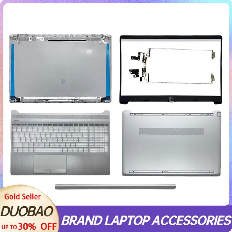 

NEW For HP 15-GW 15S-GR TPN-C151 Laptop LCD Back Cover Front Bezel Palmrest Bottom Case Housing Cover L52012-001 L52007-001