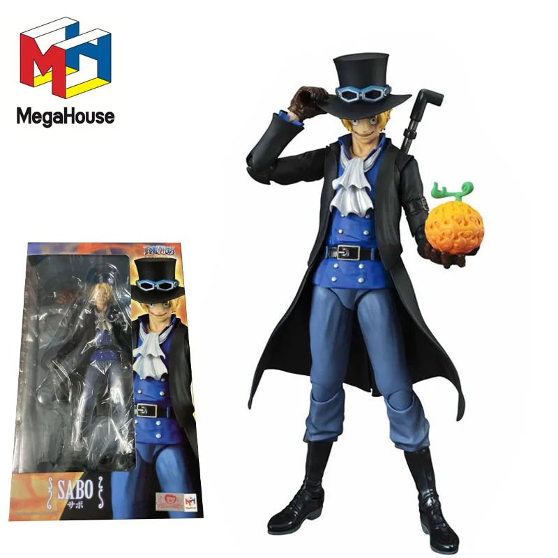 

Фигурки героев из ПВХ MegaHouse, оригинальные переменные экшн-герои, VAH Sabo ONE PIECE, аниме модель, коллекция игрушек, 100%