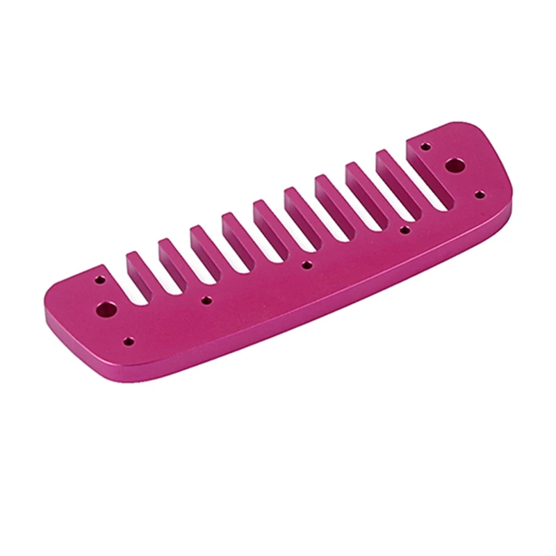 Гармоника из алюминиевого сплава блюз-гребень с 10 отверстиями аксессуары для