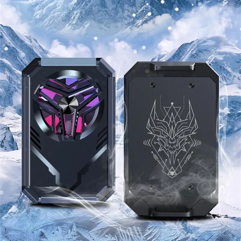 

Cooling Artifact Cell Phone Cool Heat Sink Type-c Cooling Fan Case Game Cooler Long Battery Life Phone Cooling Fan Aluminum
