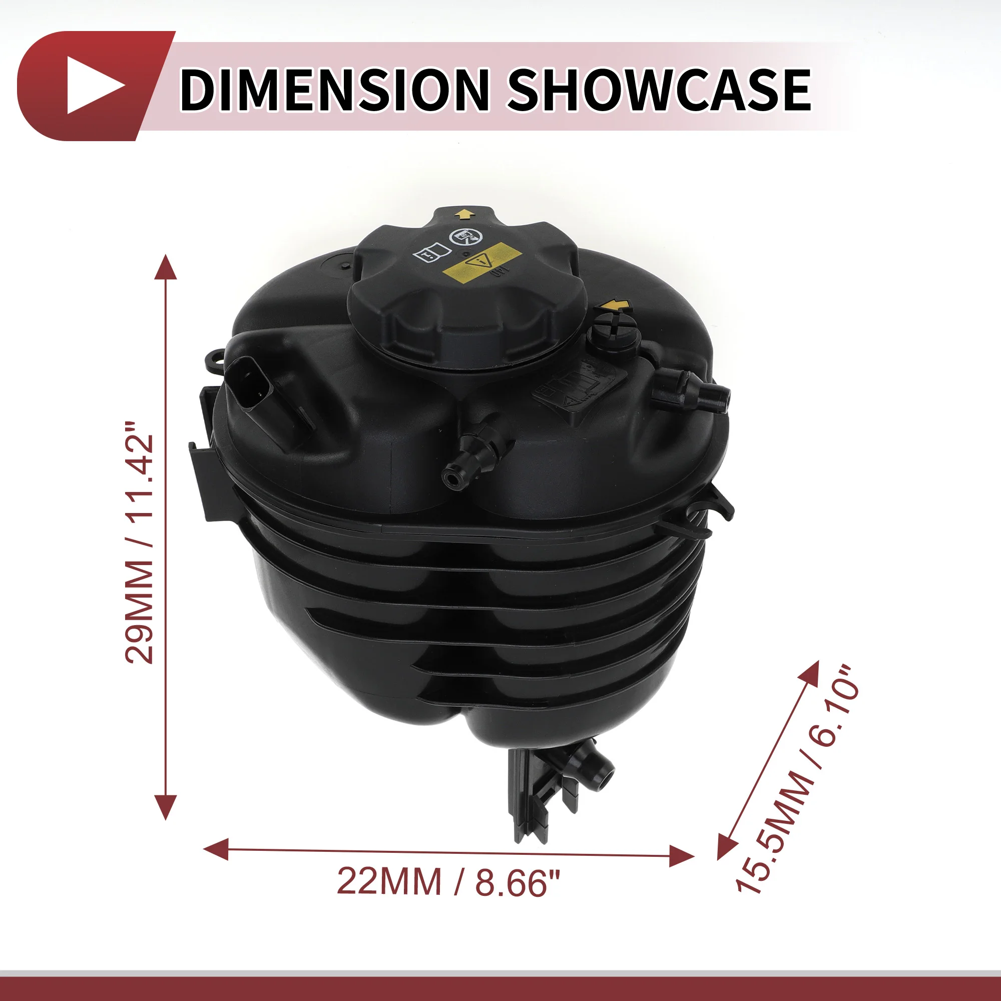 UXCELL Резервуар для охлаждающей жидкости двигателя Расширительный бачок BMW 330i