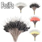 300 шт кремниевые космические фасоли профессиональная рыболовная поплавок сопротивление анти-прядь леска рыболовные снасти соединитель пробка