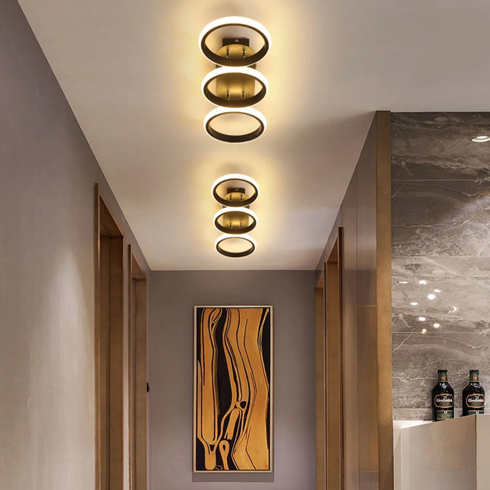 

Modern LED Ceiling Light Fixture Minimalist Chandelier Light Ceiling Energy Saving Eye Protection for Home Hallway Balcony Aisle