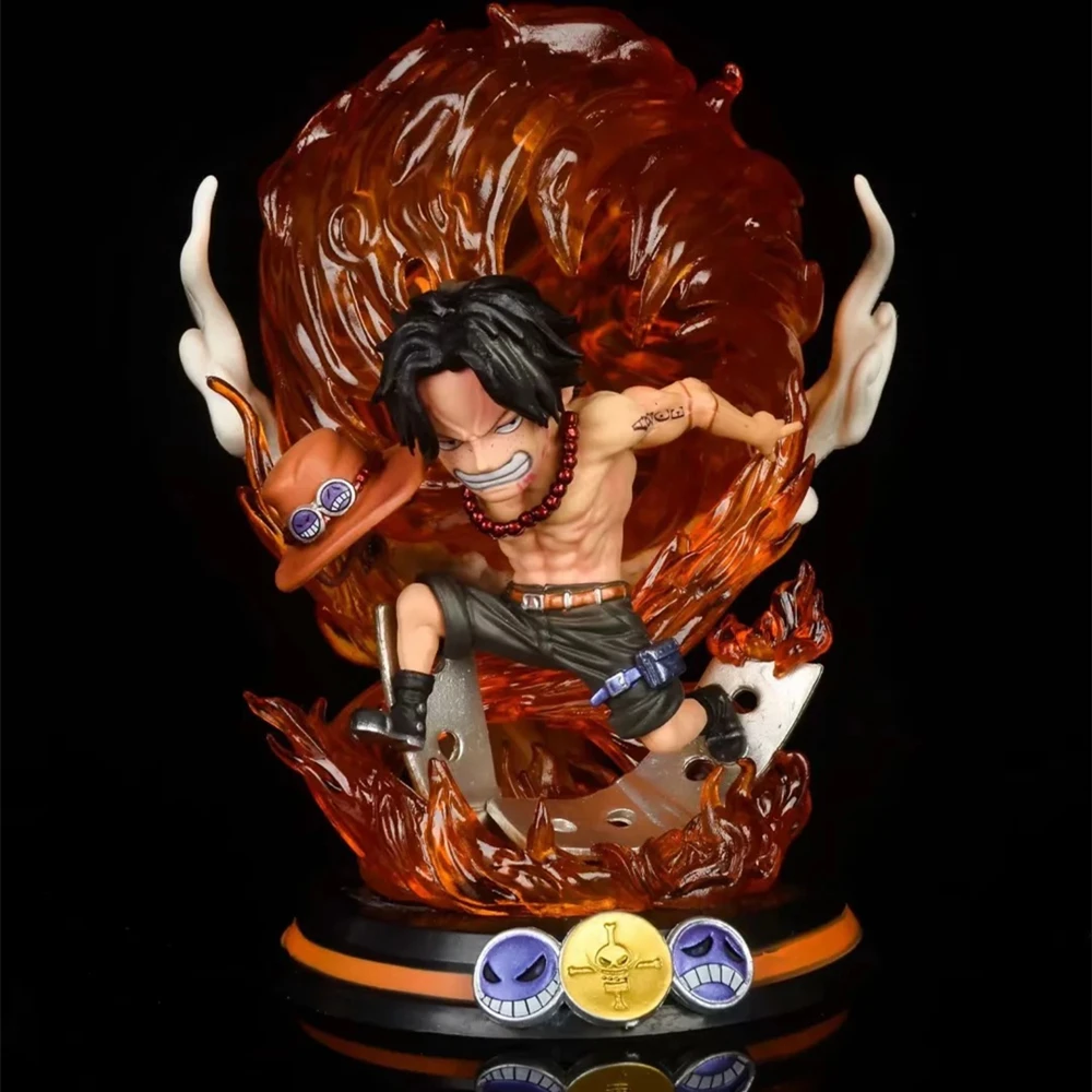 

Anime Mini Statue 16cm Ace Fireball Ver. Pvc Action Figure Toys For Boy