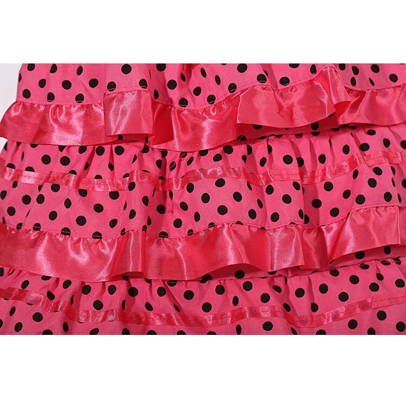 Традиционное испанское танцевальное платье фламенко для девочек классическая