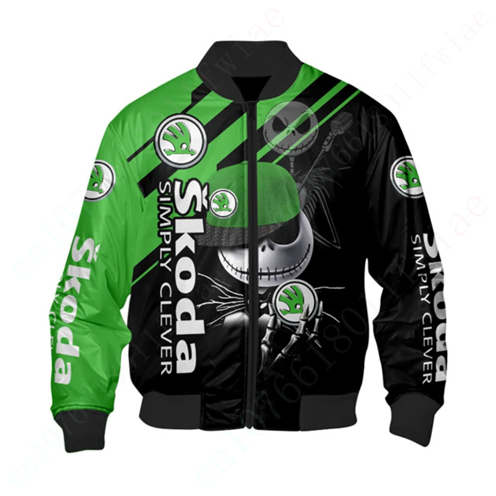 Одежда Skoda ветровка с 3D рисунком куртки для мужчин высококачественные парки