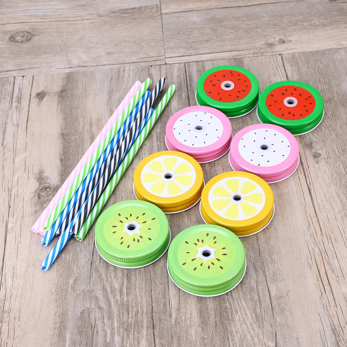 Металлические декоративные крышки для банок Mason с обычным горлышком и отверстием