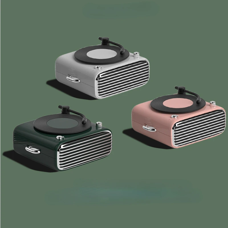 

Aromatherapy Retro Bluetooth Speaker Wireless Stereo Small Mini Extra Bass High Sound Quality Pluggable Radio New