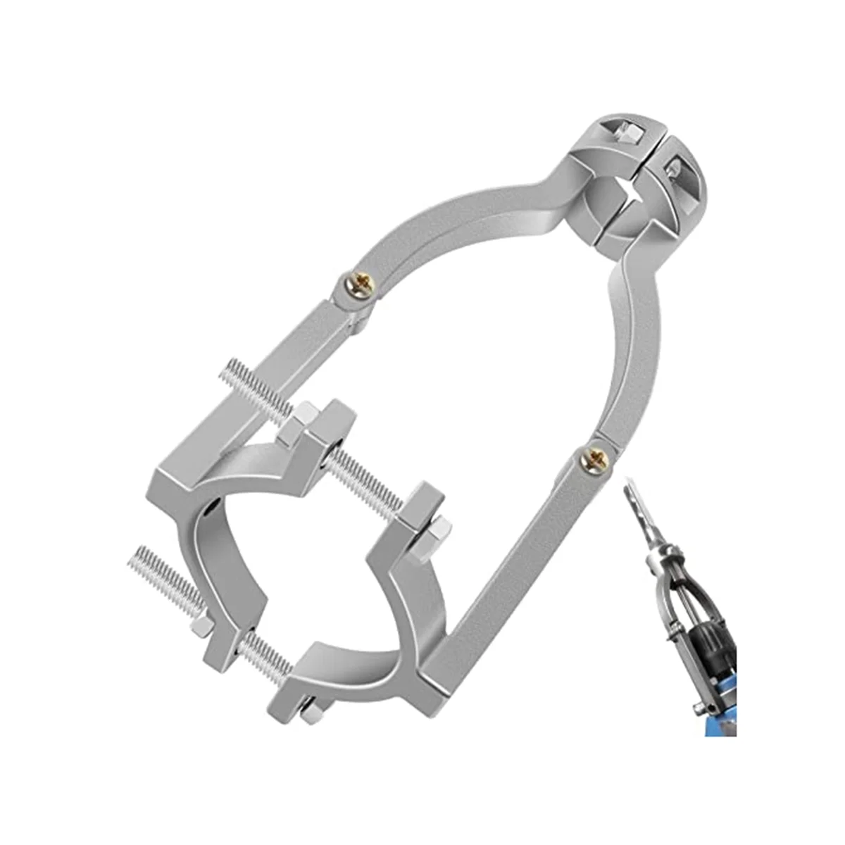 

Square Hole Drill Bit Adapter for Easy Installation and Disassembly Square Hole Drill Fixing for Bench Drill Hand Drill