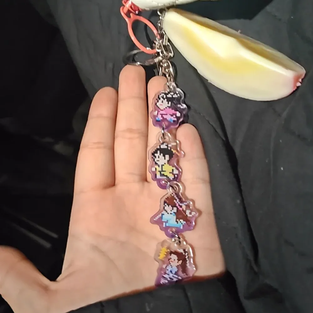 TV Serise Yong Ye Xing He Ling Miaomiao Mu Sheng Cosplay Key Chain Love Game in Eastern Fantasy Esther Keychain Bag Pendant