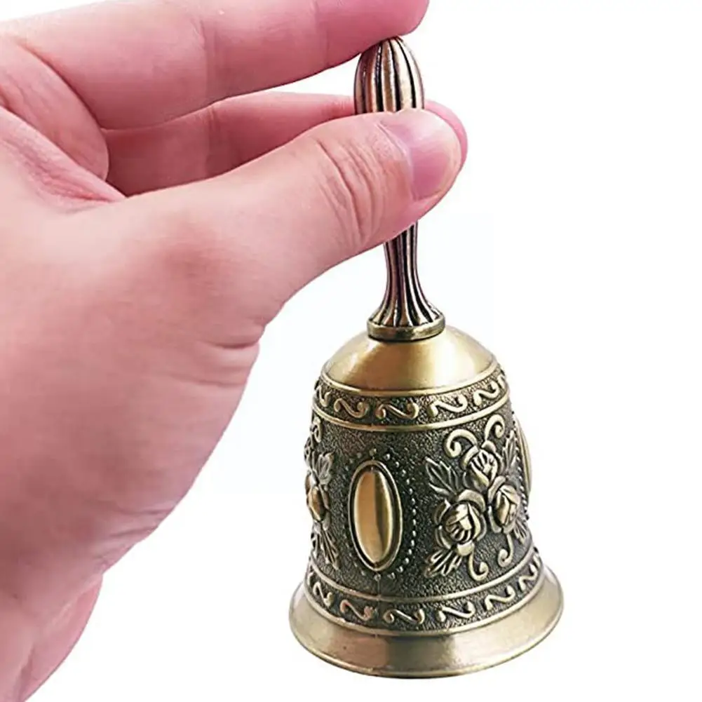 

Колокольчик с ручным вызовом золотые и серебряные многофункциональные колокольчики для рукоделия свадебное украшение будильник для школы...