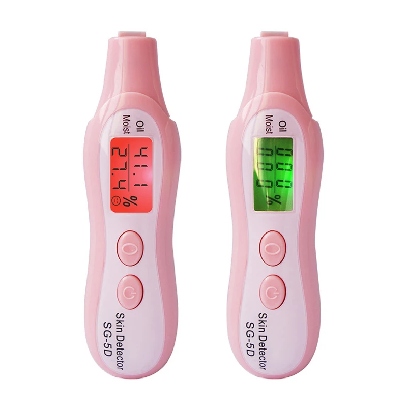

LCD Digital Skin Moisture Meter Skin Face Care Tester Moisture Oil Content Analyzer Monitor Detector Skin Care Tool Monitoring