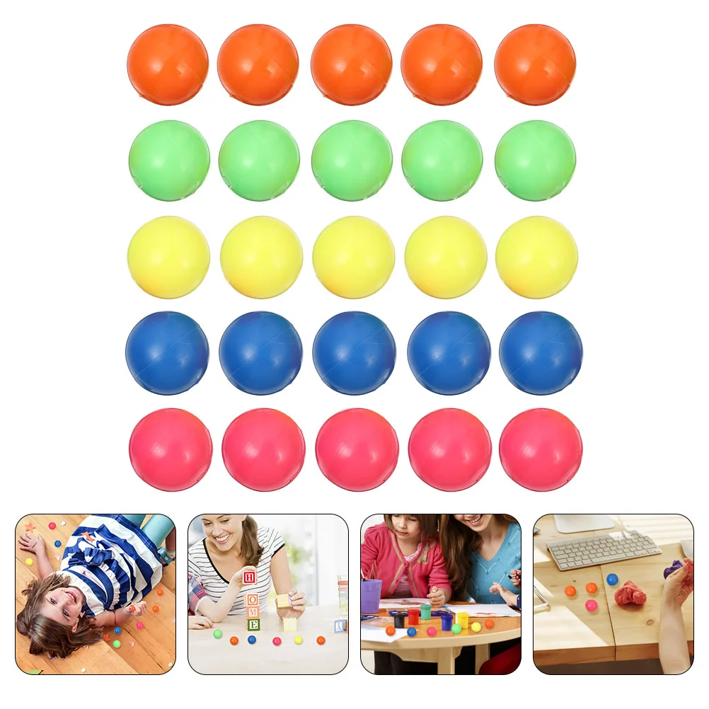 

200pcs Plastic Abacus Spacer Beads Round Loose Beads Counting Balls Children Counting Toys