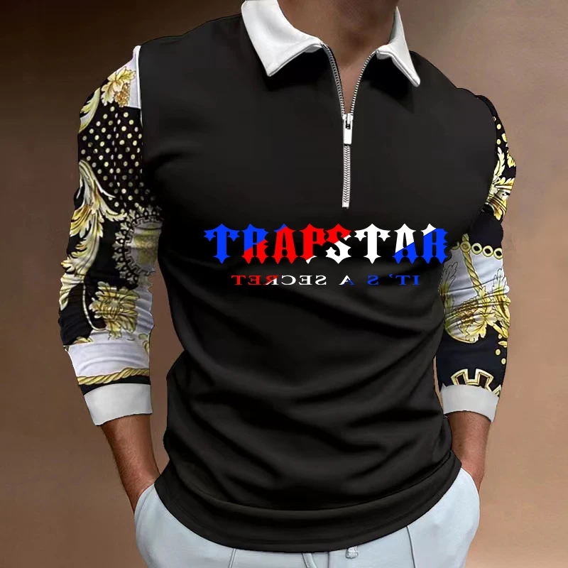 

2022 Summer Mens Clothing Fashion Tshirt Oversized Undetshirts Men Casual T Shirts Long Sleeve Print Tops V neck Slim Tees Shirt
