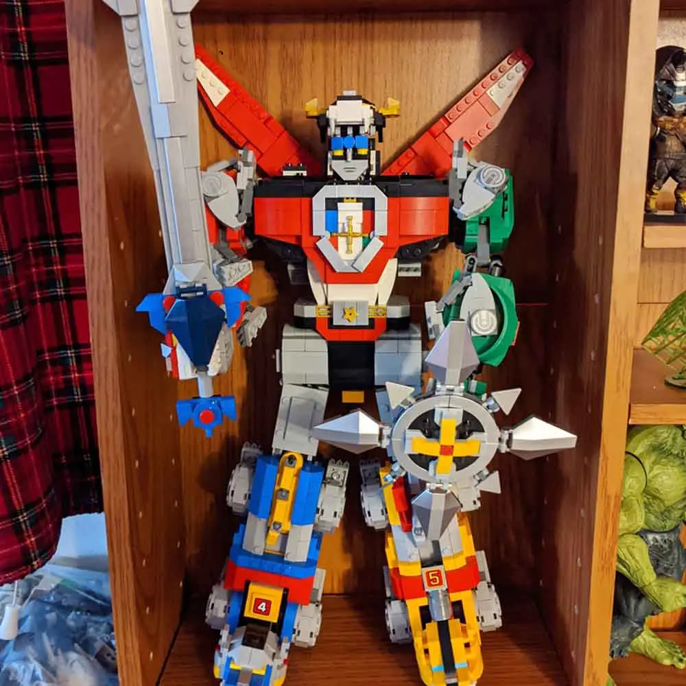 Набор коллекционеров в честь 30-летия Вольтрона модель строительные блоки