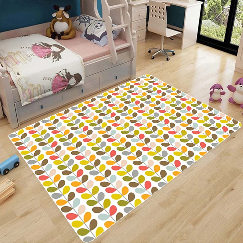 

Забавные коврики для входной двери, коврик для спальни Orla Kiely, напольный коврик для кухни, прихожей, гостиной, ванной, домашний ковер, коврики...