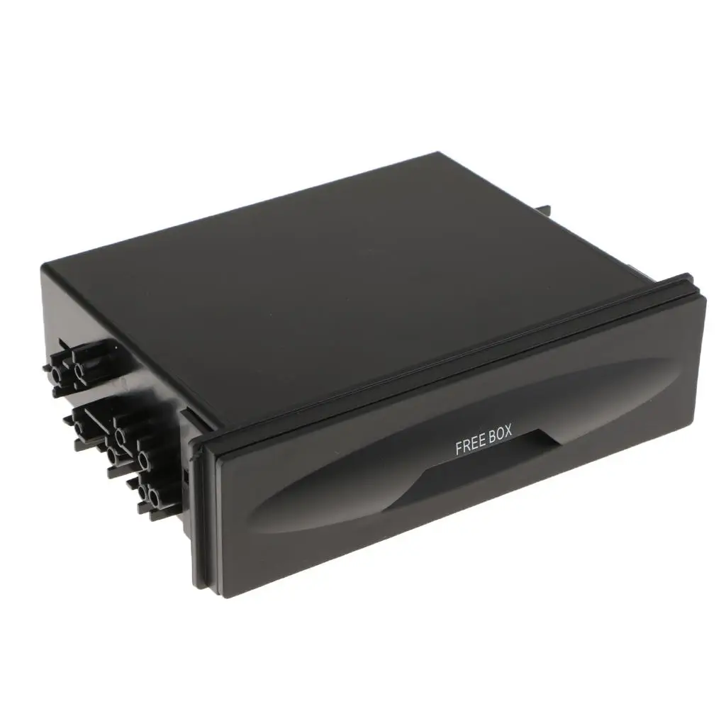 

Black Car Single-disc Radio Cup Holder Storage Box