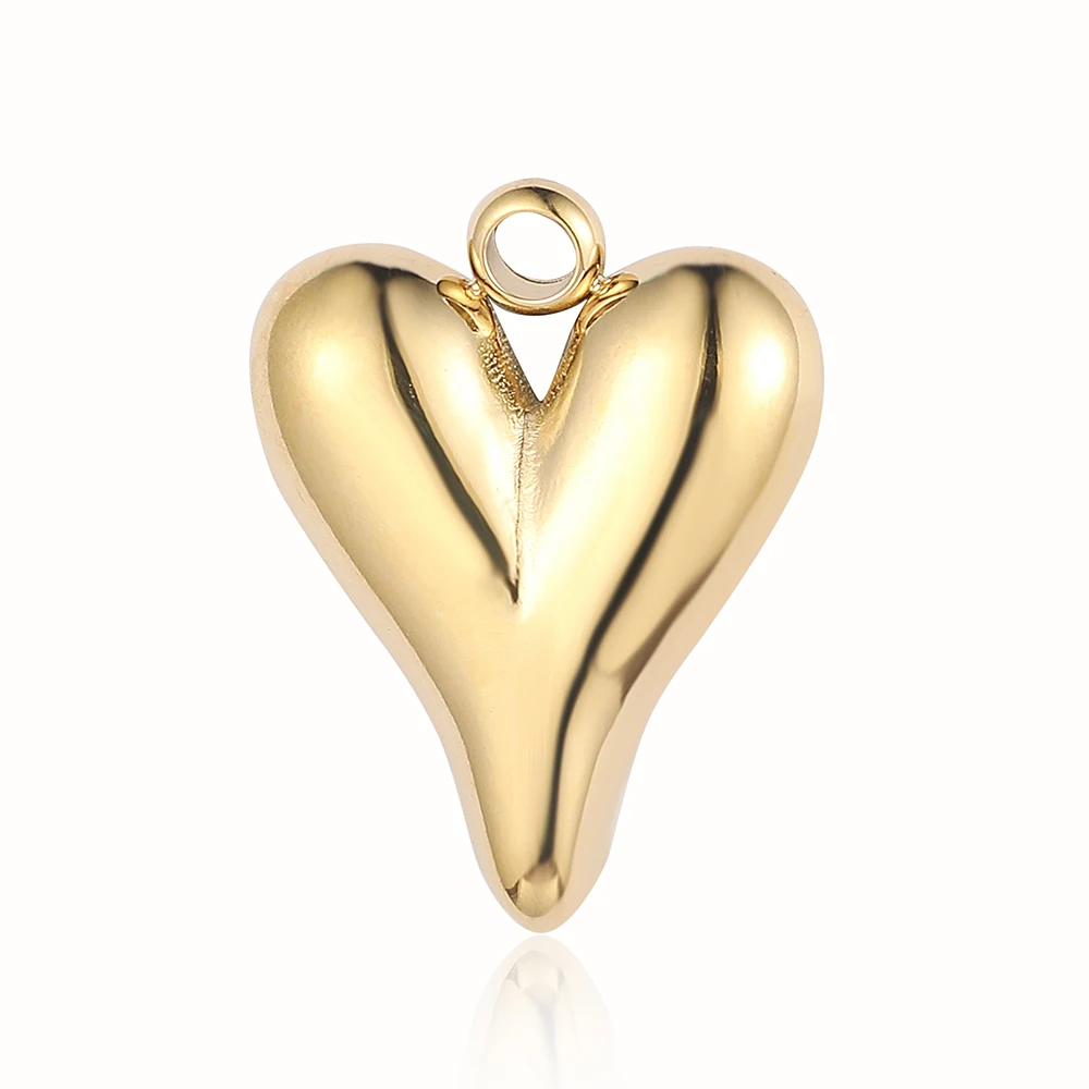 3 шт./лот подвески в форме сердца из нержавеющей стали для ключей