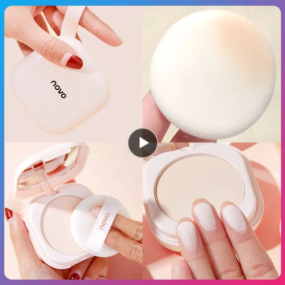 

Pressed Powder Oil Control 3 Colors Loose Powder Light Breathable Powder Makeup Powder Concealer Face Makeup Moisturizing