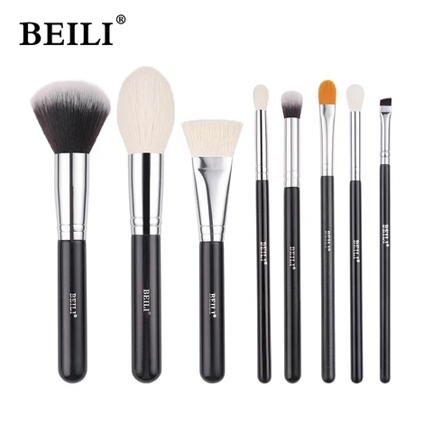 Набор кистей для макияжа BEILI 8-10 шт., пудра, основа для макияжа, консилер, тени для век, набор кистей для макияжа, pinceaux de maquillage