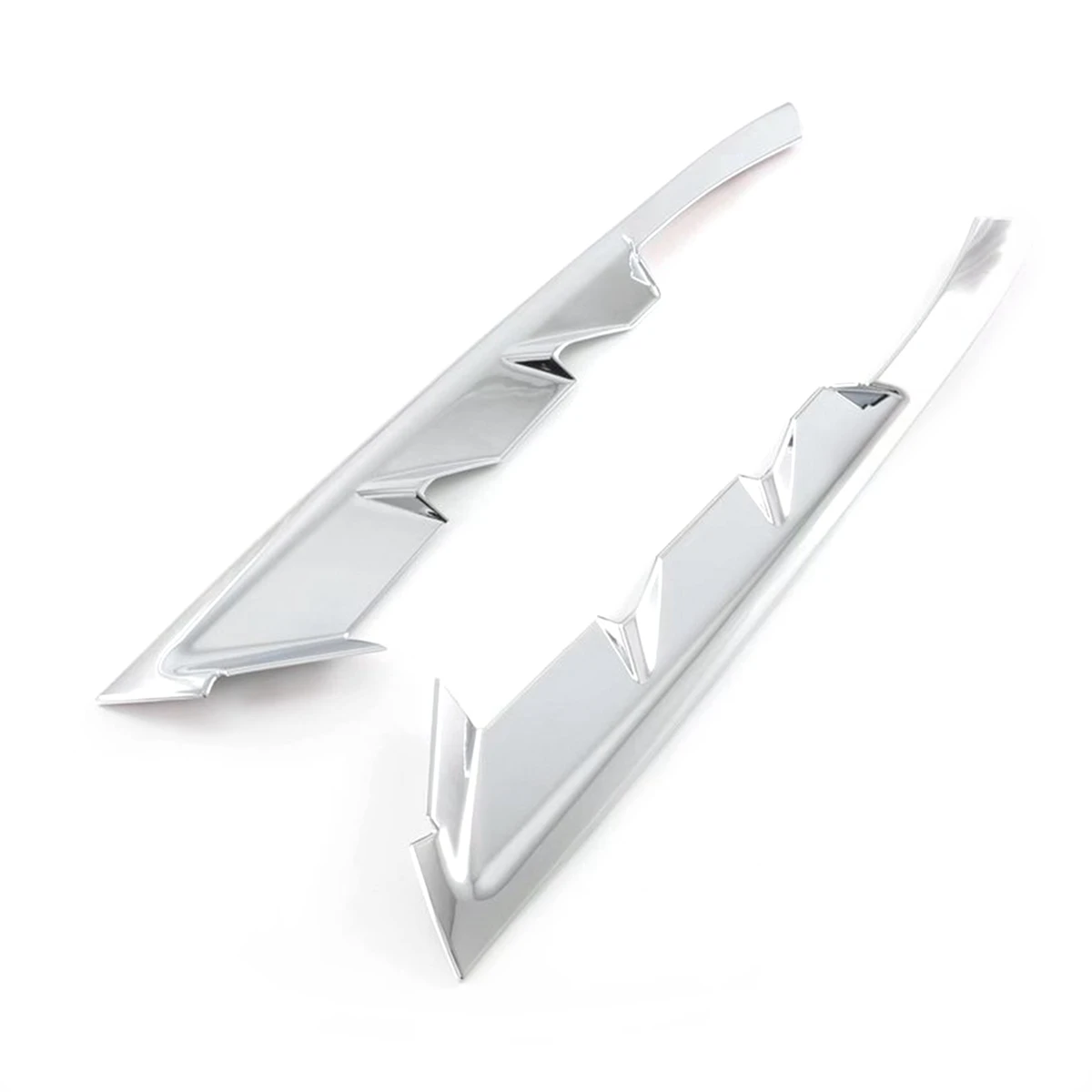 

2X Chrome Rear Window Side Spoiler Wing for Kia NIRO 2022 Car Styling Auto Rear Window Mirror Tail