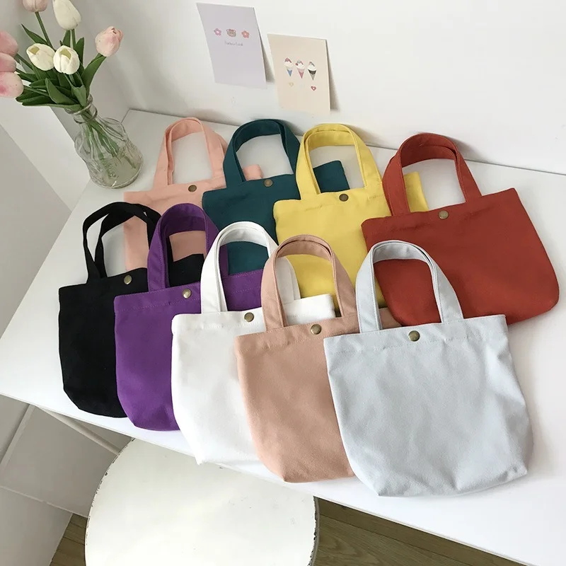 

Tote Bag Lunch Bag Food Fashion Carry Copper Buckle New Outdoor Bag Picnic Colorful Canvas