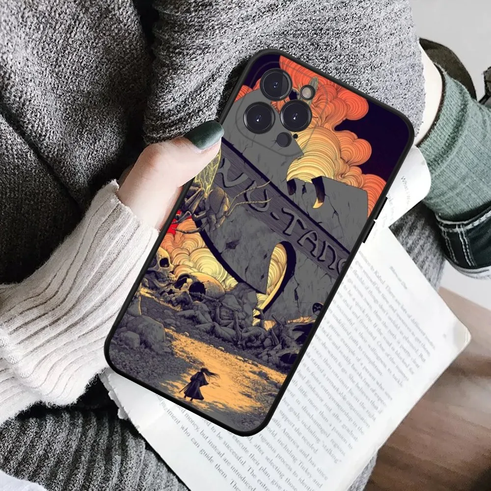 Hip-Hop Band W-Wu-Tang Phone Case For IPhone 16 15 8 7 6 6S Plus X SE XR XS 14 11 12 13 Mini Pro Max Mobile