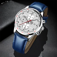 horloges mannen mode lederen mannen horloges business luxe rvs quartz horloge voor mannen sport kalender klok