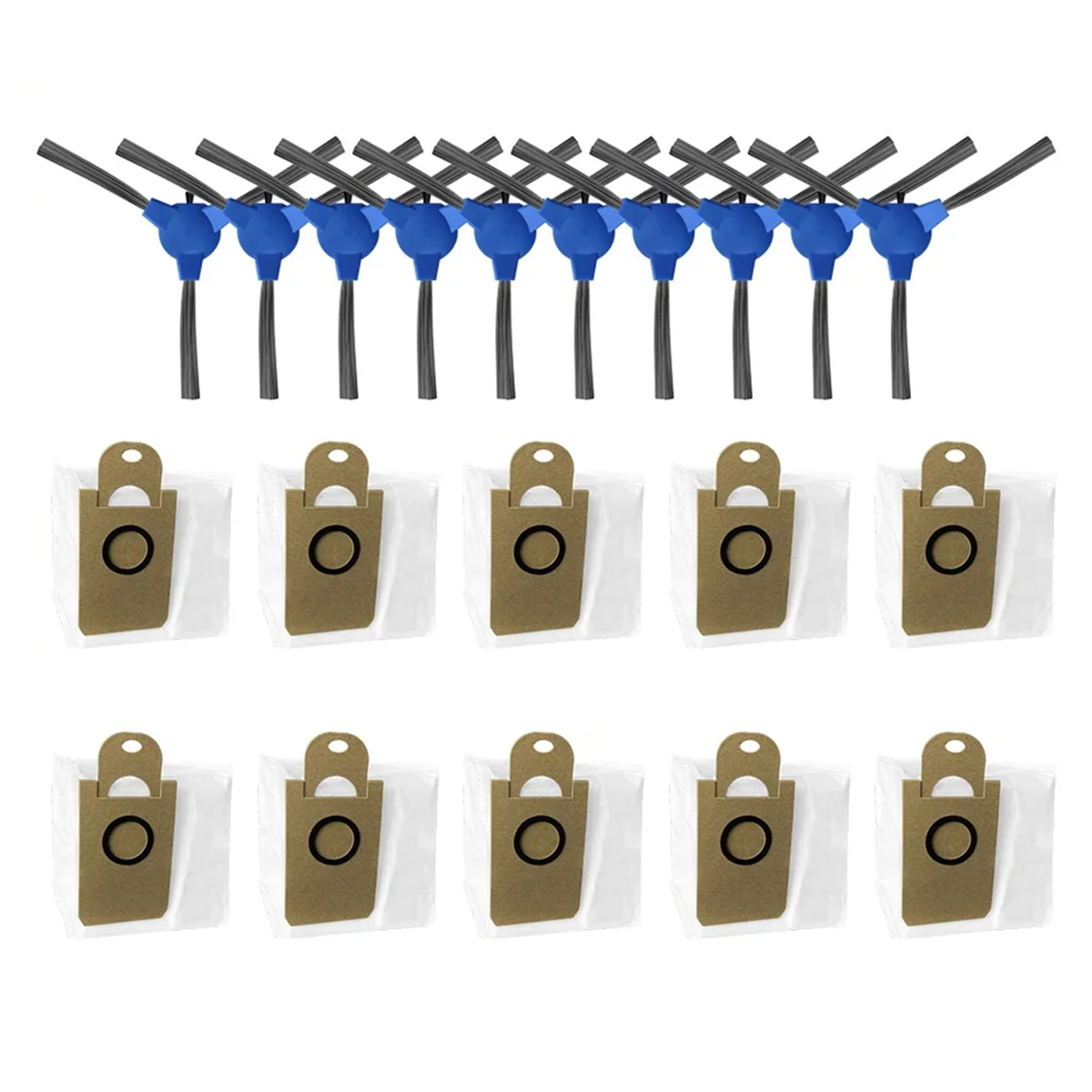 Для мини-робота-пылесоса Miwhole M9 вращающаяся боковая щетка мешок для пыли запасные