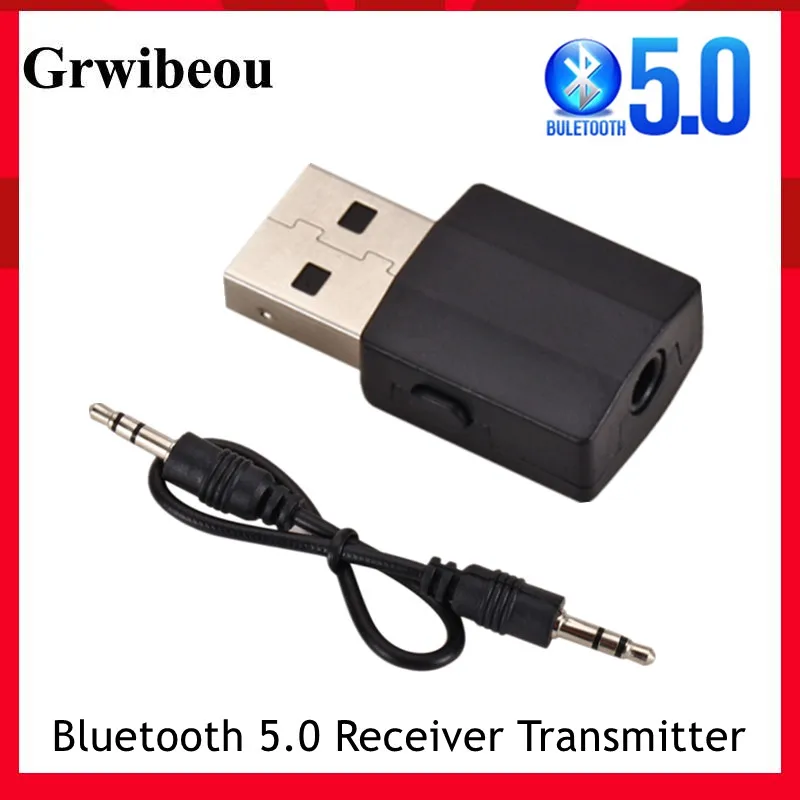 

Мини-трансмиттер Grwibeou с USB, Bluetooth 5,0, 3,5 мм
