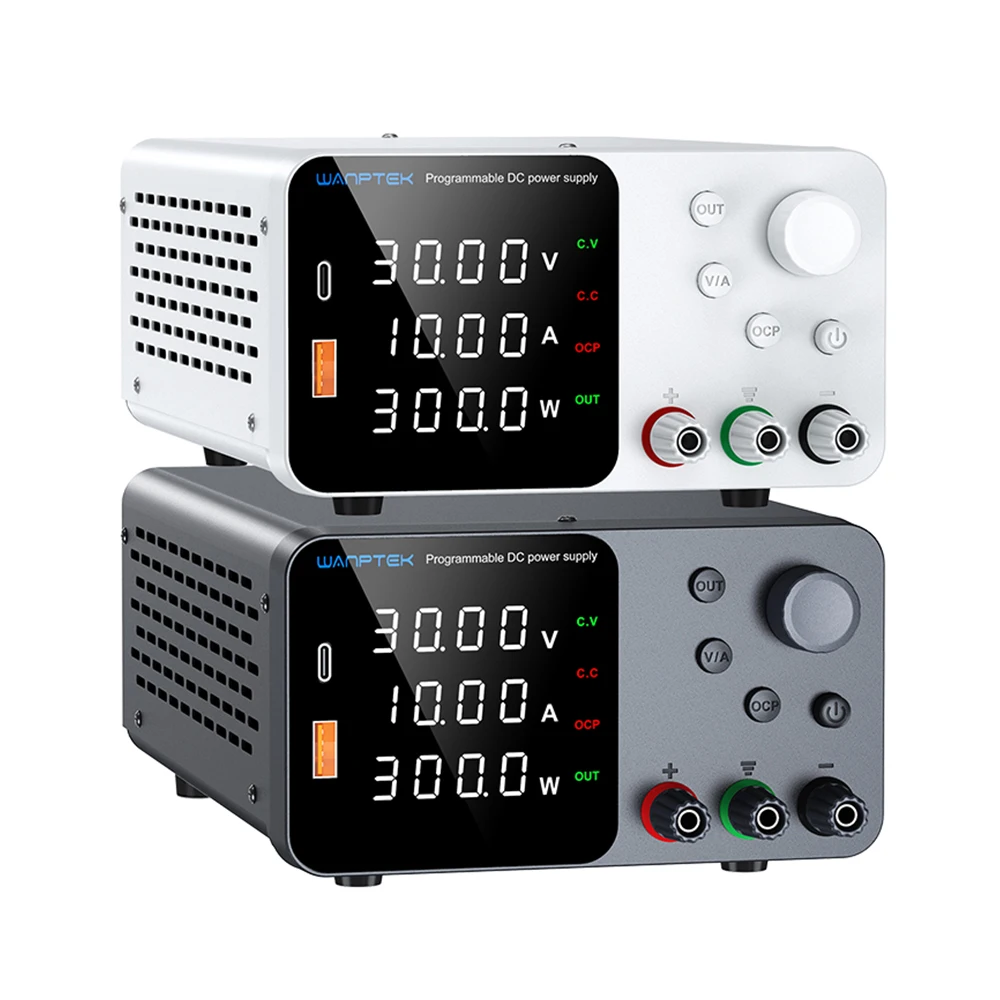 

DC Lab Power Supply 30V 10A Encoder Adjustment Voltage Regulator Desktop Switching Power Supply 60V 5A AC220V 110V Optional