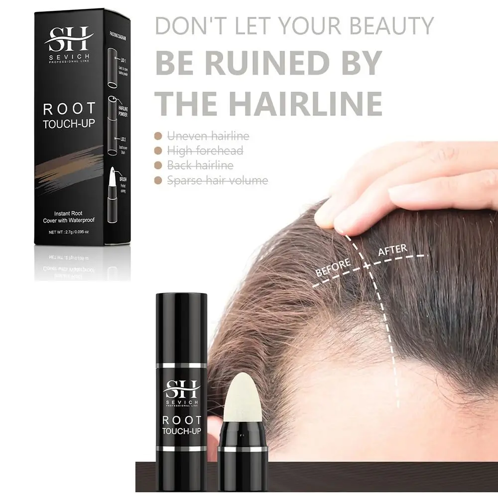 

Root Touch Ups Bald Coverage Concealer Hair Coverage Hairline Repair Stick Hairline Powder Hair Filling Powder