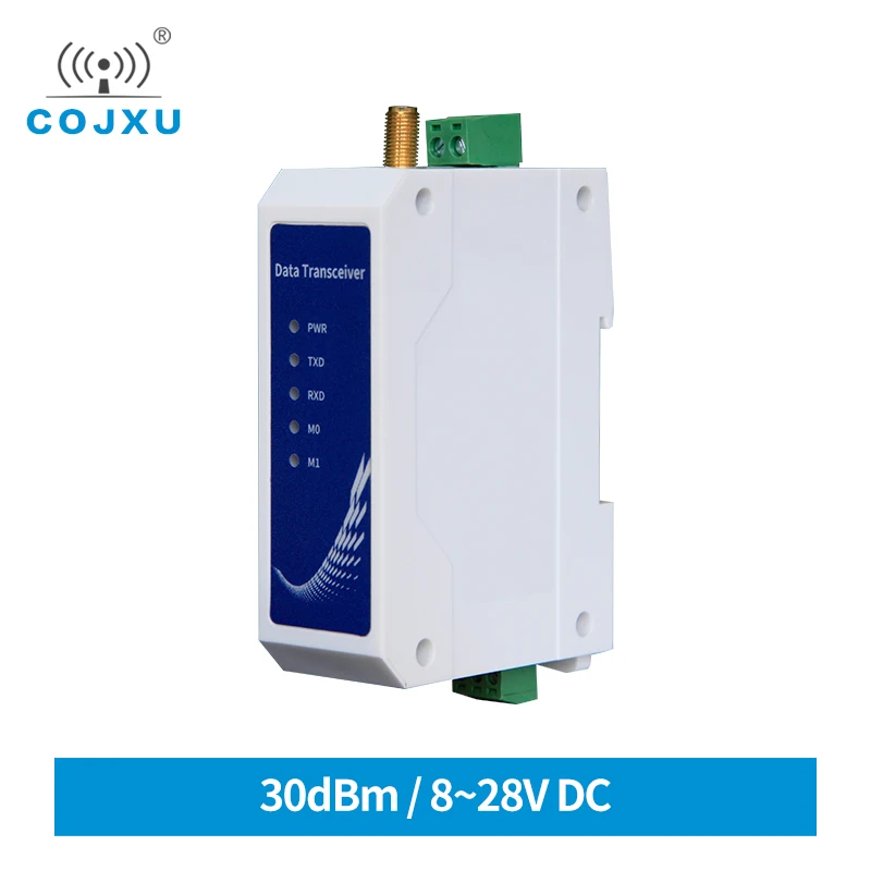 

Wireless Data Transmission Station 30dBm 5KM LoRa Industrial Grade GFSK COJXU E95-DTU(400F30-485) DC 8～28V RS485 ModBus