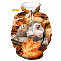 new cute animal 3d print men women hooded funny print pullover hoodie top