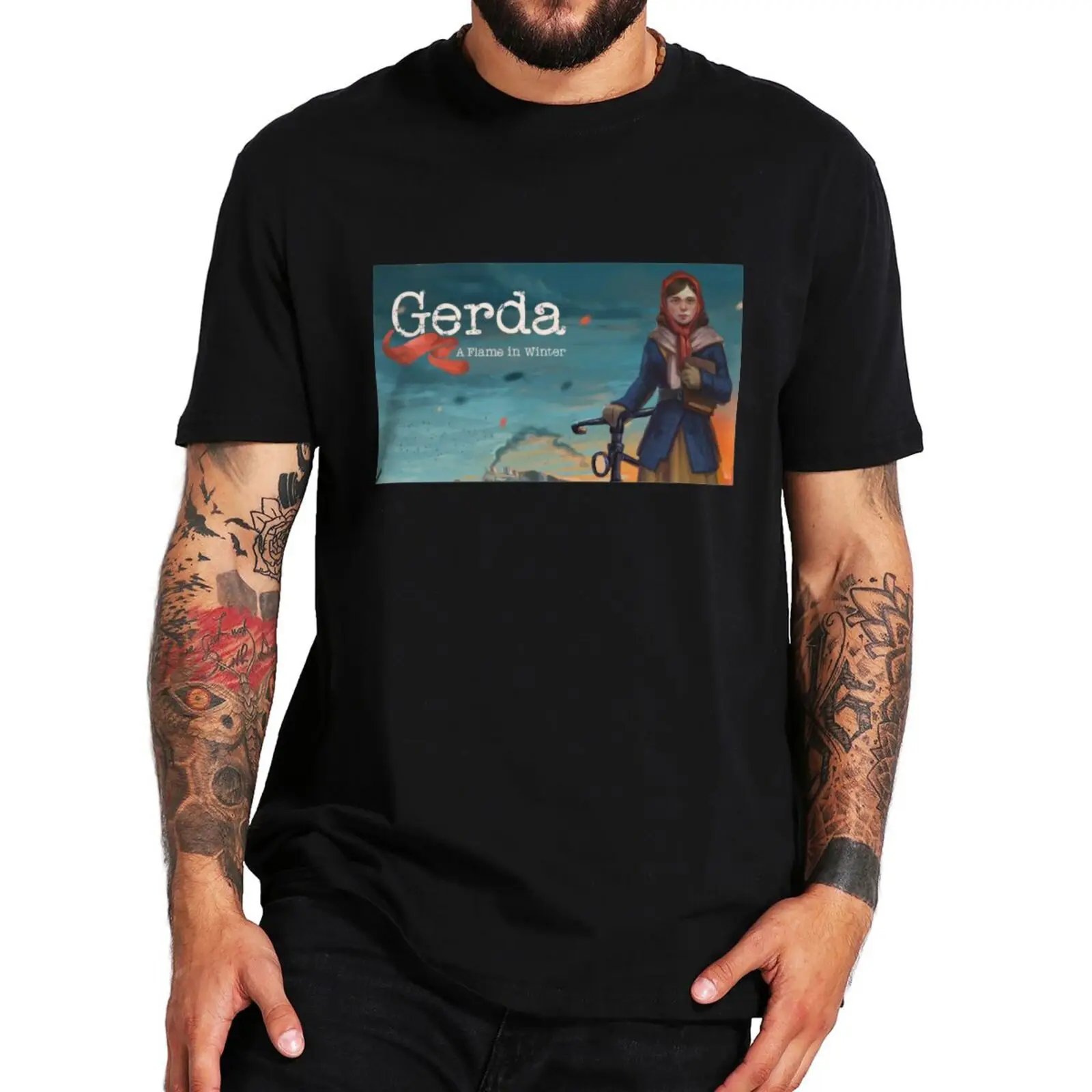 

Gerda A Flame In Winter T Shirt 2022 Adventure Narrative Game Fans Summer Casual Unisex Cotton Round Neck T-shirt EU Size