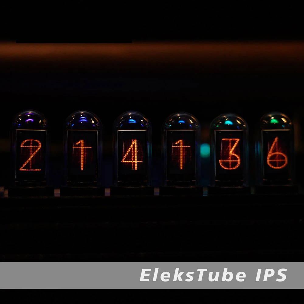 EM RGB quasi-Nitrogen Часы Настольный орнамент Подарочные Steins Gate EleksTube IPS