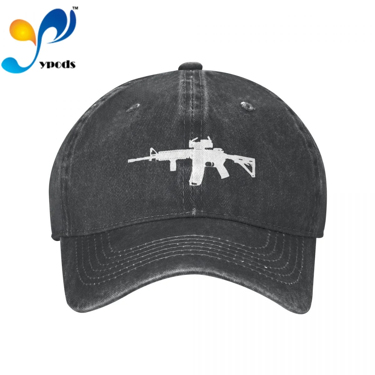 

Ar 15 M16 Machind Gun Unisex Baseball Cap Men Women Snapback Hat Dad Hat Summer Sun Cap for Men and Women Hats