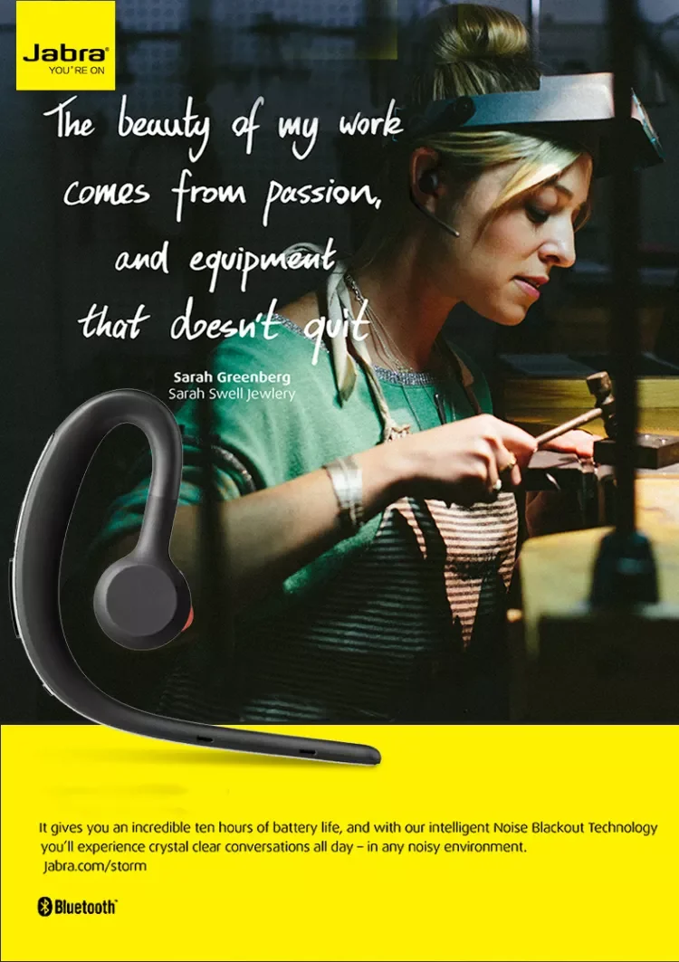 

2023 Original Jabra storm Bluetooth Handsfree Earphones Ear Hook Wireless Bluetooth Business Headset HD Voice Stereo In Car Head