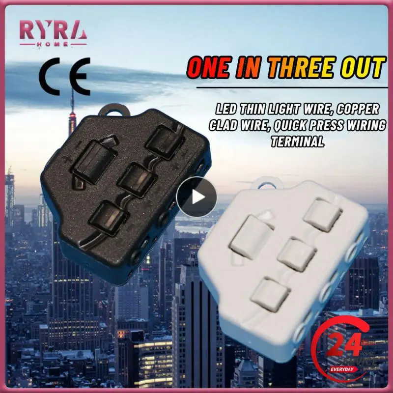 

1 ~ 10 шт. Быстрый разветвитель, 3/6 портов, быстроразъемный Быстрый проводной соединитель, распределительный проводной кабель, разветвитель для стандартного терминала освещения