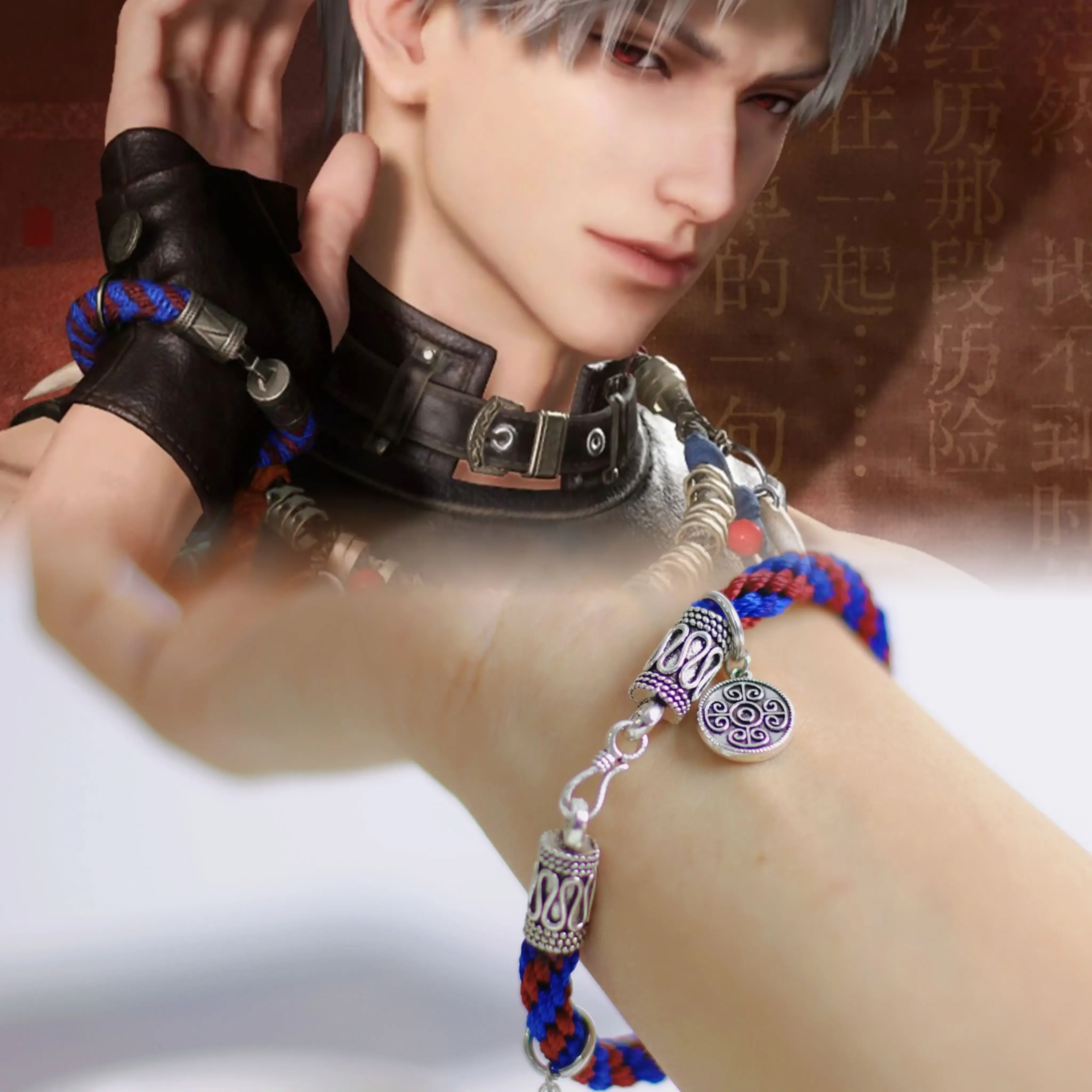 Аниме Love and Deepspace Sylus косплей мультфильм Браслет Плетеные Браслеты ручная вязка