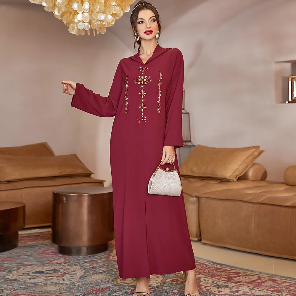 Ramadan Eid Mubarak Abaya Dubai Kaftans for Women Turkey Islam Prayer Clothes Modest Outfit Arabic Muslim Dress Djellaba Femme