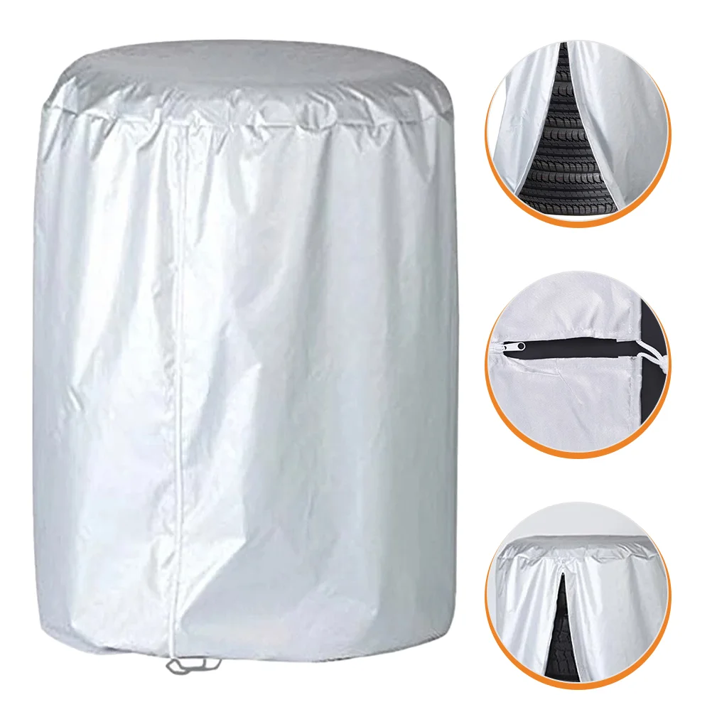 

Rv Wheel Cover Car Wheel Protective Cover Zipper Trailer Wheel Cover