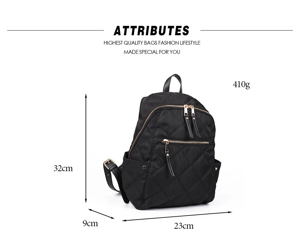Female backpacks2022 new waterproof large capacity student bag school double fashion wear resistant backpack