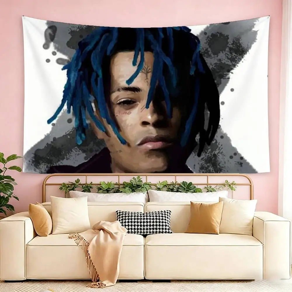 Фото Флаги Rap xxxtentation, подходящие для вечеринок, клубов, украшения стен на открытом воздухе и в помещении, баннеры, подарки для фанатов №2